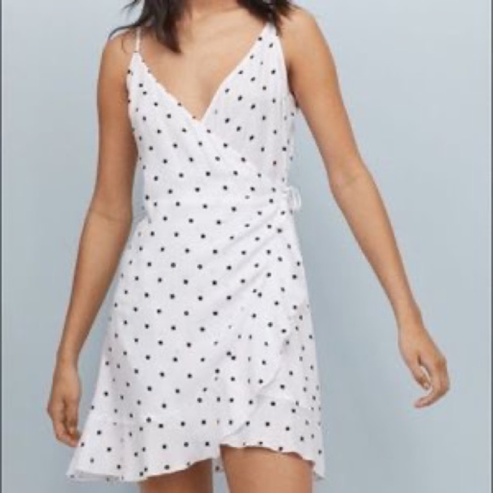 H&M Black & White Polka Dot Dress